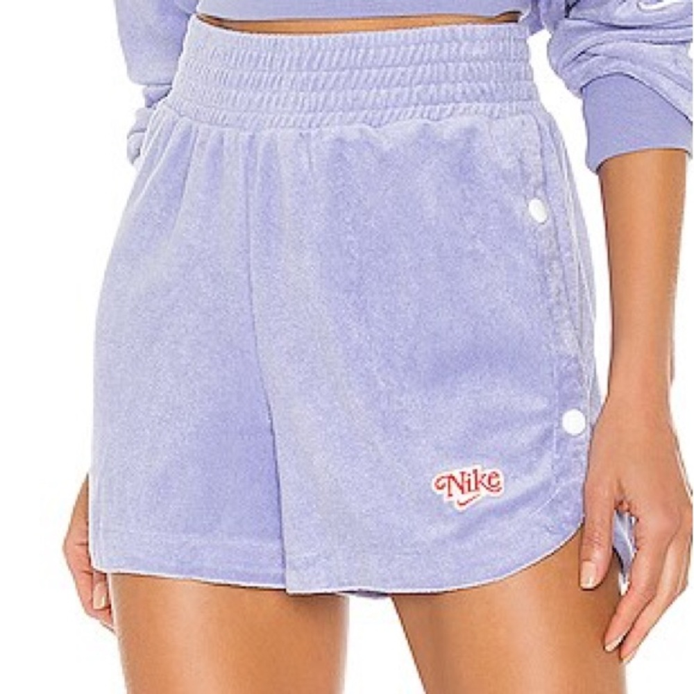 Nike Retro Femme Lavender Athletic Shorts